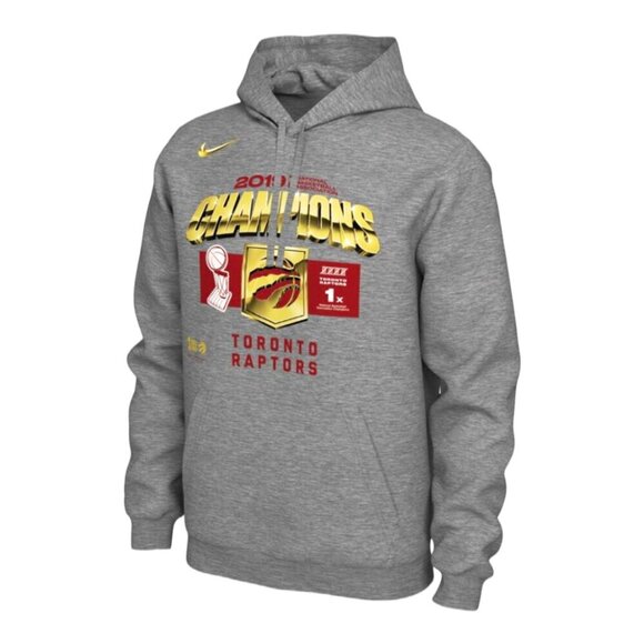 NWOT Nike Toronto Raptors 2019 NBA  Champions Hoodie - S - Picture 1 of 6